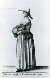 Engelse plattelandsvrouw
