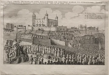 Executie van de Graaf van Strafford, 1641