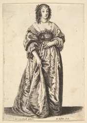 Figuur van een staande dame