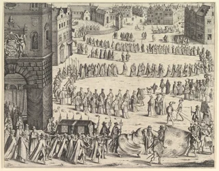 Begrafenis van Generaal Johan Baptiste von Taxis