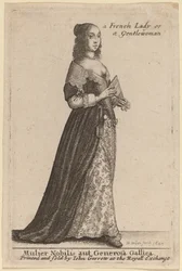 Adellijke of voorname vrouw uit Gallië