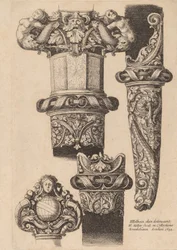 Versiering voor een dolk en schede, 1644
