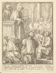 Prediker, uit de Dans van de Dood, 1651