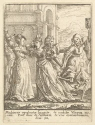 Koningin, uit de Dans van de Dood, 1651