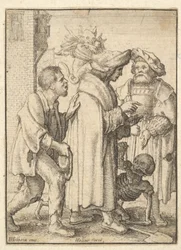 Rijke man, uit de Dans van de Dood, 1651