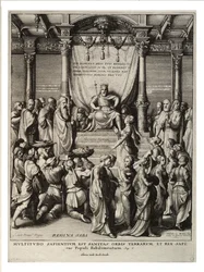 Salomo en de koningin van Sheba