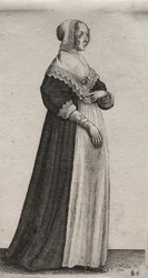 De verschillende gewoonten van Engelse vrouwen, van de adel tot de plattelandsvrouwen..., 1640