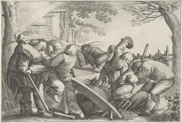 Vechtende boeren