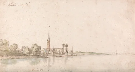 Uitzicht op Eltville aan de Rijn