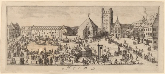 Winter: Het paradeplein