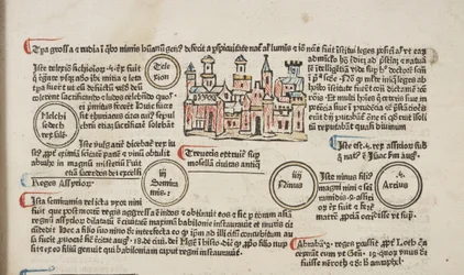 Fol 6 recto, (detail), Fasciculus Temporum