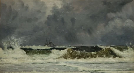 Slecht weer - De kust van Jutland