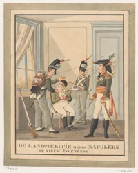Napoleon wordt geschoren