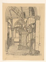 Interieur van de Noorderkerk te Hoorn