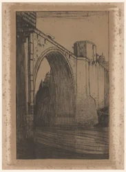 Puente de Alcántara over de Taag in Toledo Toledo, de oude brug