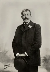 Portret van de schrijver Paul Duval dit Jean Lorrain (foto)