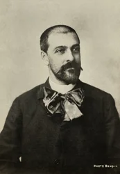 Portret van de schrijver Maurice Desvallieres ( 1857