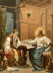 Gesprek van Christus met Nicodemus