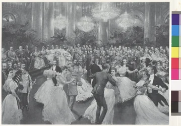Bal aan het hof - redenering van de quadrille