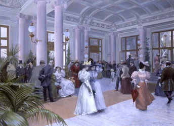 Das Vestibül des Kaiserbads