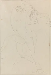 Nimf en Sater, ca. 1915