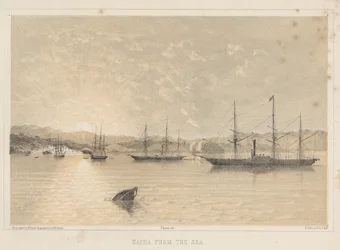 Napha van de zee, 1855