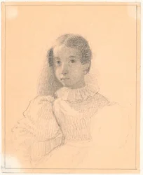 Portret van Adelaide Emilie Waagepetersen
