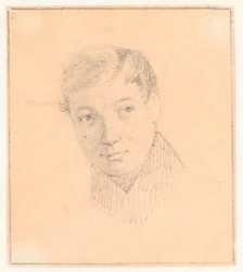 Portret van Lorentz Ludvig Mozart Waagepetersen