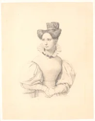 Portret van Sophie Frederikke Raffenberg