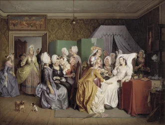 Scène uit Ludwig Holbergs 