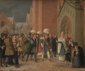 Svend Estridsen en bisschop Vilhelm