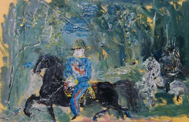 Keizer Franz Joseph in het Wiener Prater