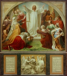 W. von Schadow, Paradijs (Hemel) / Middelpaneel, Drieluik