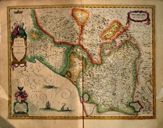 Staat Lucca, Italië, uit Regionum Italiae
