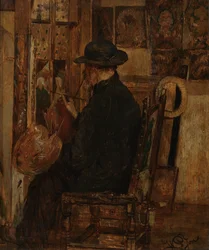 Het Atelier van Willem Linnig I, Vader van de Schilder