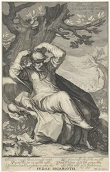 Judas Iskariot hangt zich op