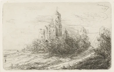 Ruïne van kasteel te Stromberg