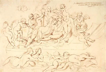 De bruiloft van Cupido en Psyche