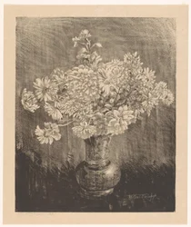 Chrysanten in een vaas