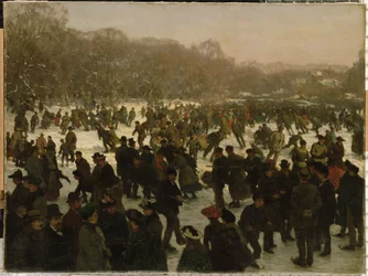 Schaatsen in Haagse Bos