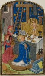De Mis van St. Gregorius, uit een Getijdenboek