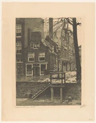 Gezicht op de Bierhaven en de Oranjestraat in Rotterdam