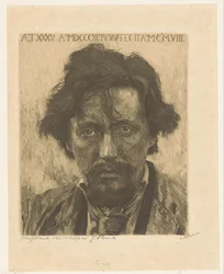 Portret van Willem Kloos