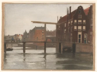 Gezicht op Uilenburg te Amsterdam
