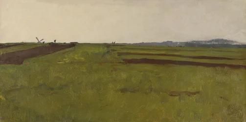 Landschap met velden