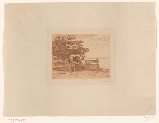 Melkende boer