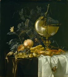 Stilleven met Nautilusbeker