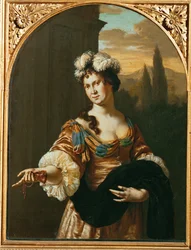 Allegorie op arrogantie (schilderij op eikenhout)