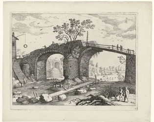 Brug over een rivier