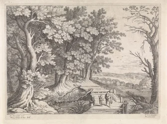 Landschap met Abraham en Isaak